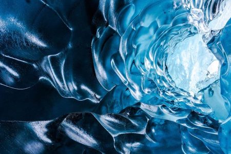 Shot of an ice cave.(Mikael Buck/REX/Shutterstock)