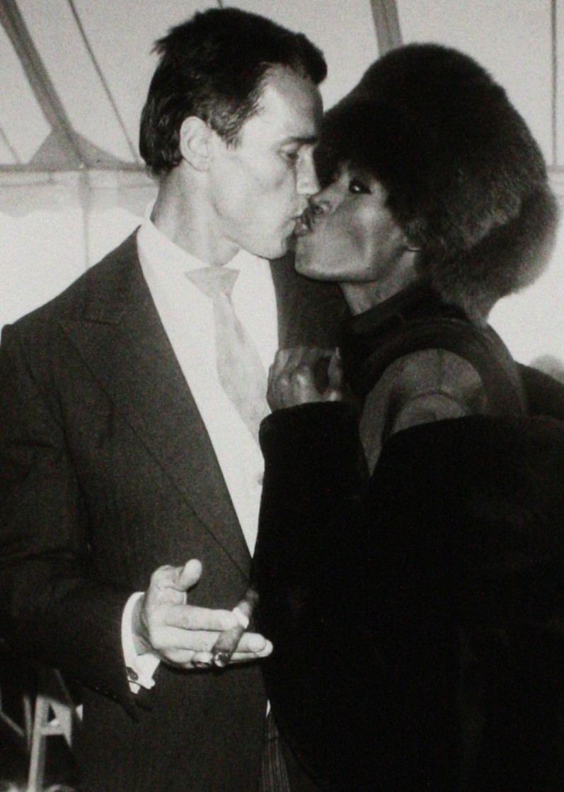 Arnold Schwarzenegger and Grace Jones (Artnet)