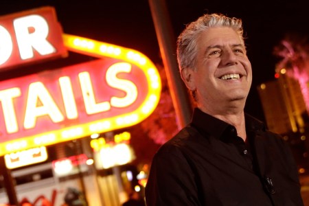 LAS VEGAS, NV - NOVEMBER 10: TV Personality Anthony Bourdain attends "Parts Unknown Last Bite" Live CNN Talk Show hosted by Anthony Bourdain at Atomic Liquors on November 10, 2013 in Las Vegas, Nevada. 24280_001_0259.JPG  (Photo by Isaac Brekken/WireImage)
