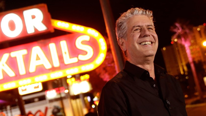 LAS VEGAS, NV - NOVEMBER 10: TV Personality Anthony Bourdain attends "Parts Unknown Last Bite" Live CNN Talk Show hosted by Anthony Bourdain at Atomic Liquors on November 10, 2013 in Las Vegas, Nevada. 24280_001_0259.JPG (Photo by Isaac Brekken/WireImage)