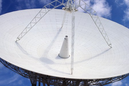 ITALY - SEPTEMBER 7: Antennas in the Piero Fanti Space Centre in Fucino, Abruzzo, Italy. (Photo by DeAgostini/Getty Images)