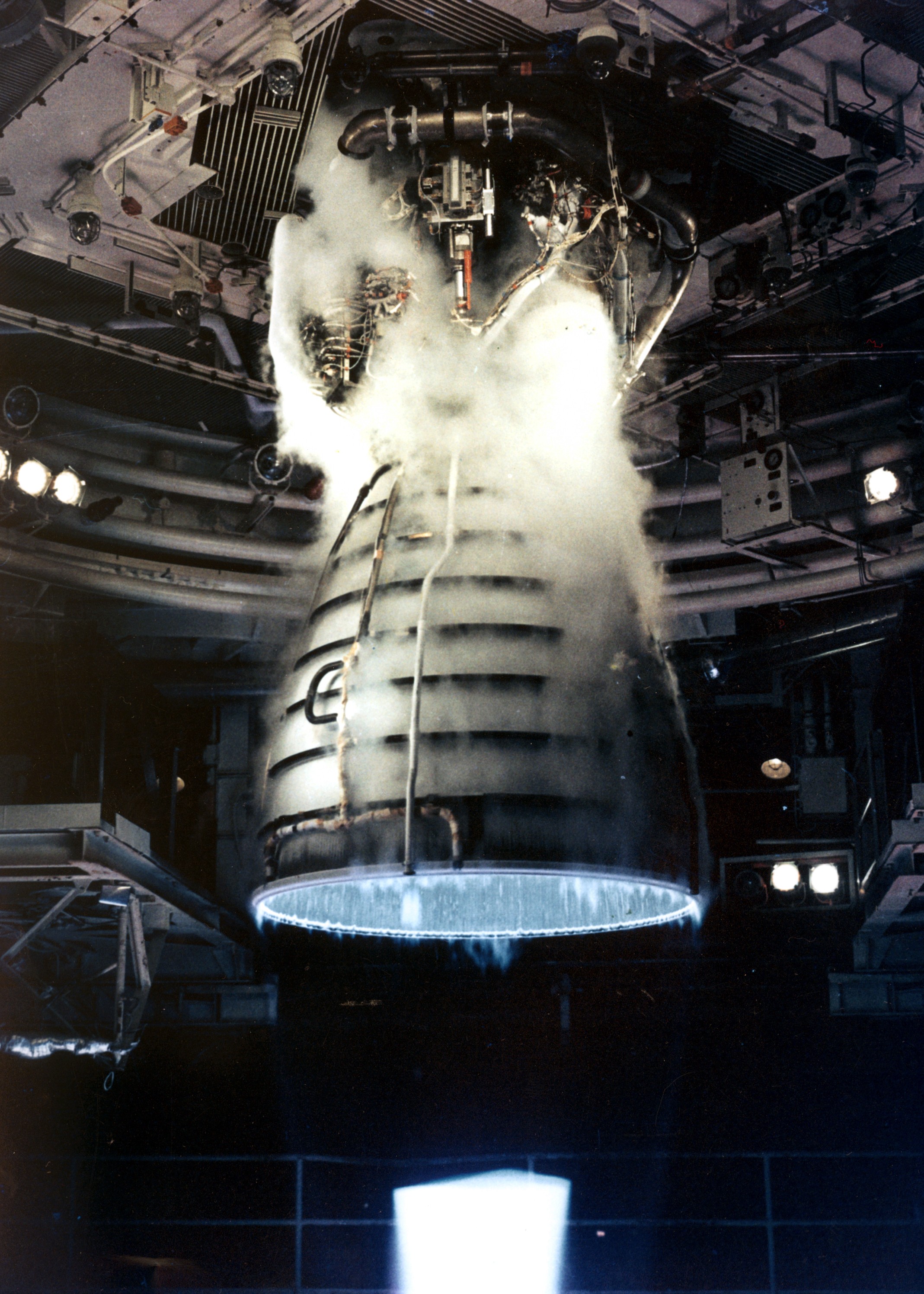 CloseUp of Space Shuttle Engine During Ignition Test InsideHook