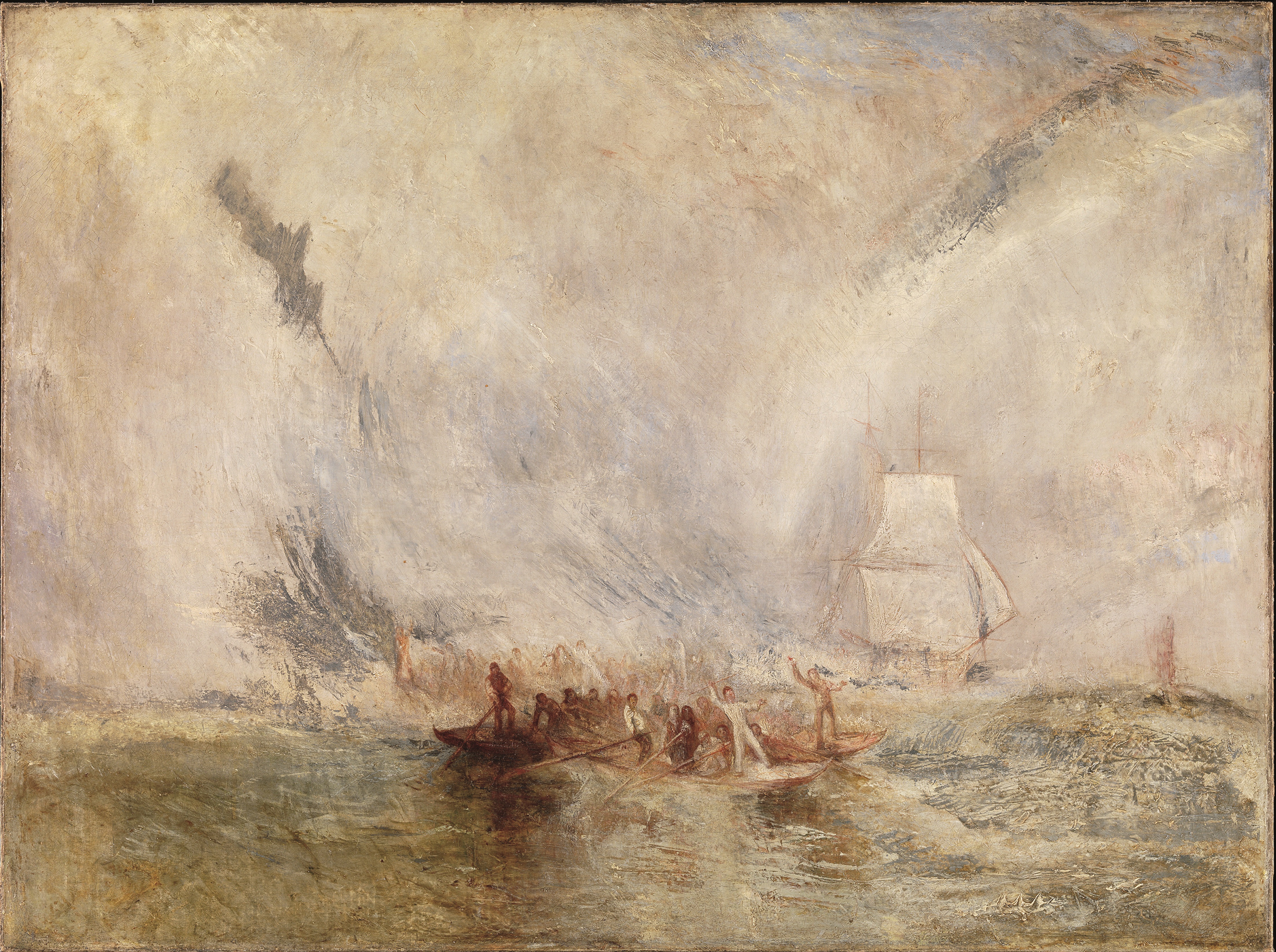 "Whalers," oil on canvas, 1845 (Courtesy of The Met)