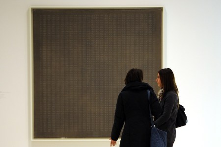 Agnes Martin Painting