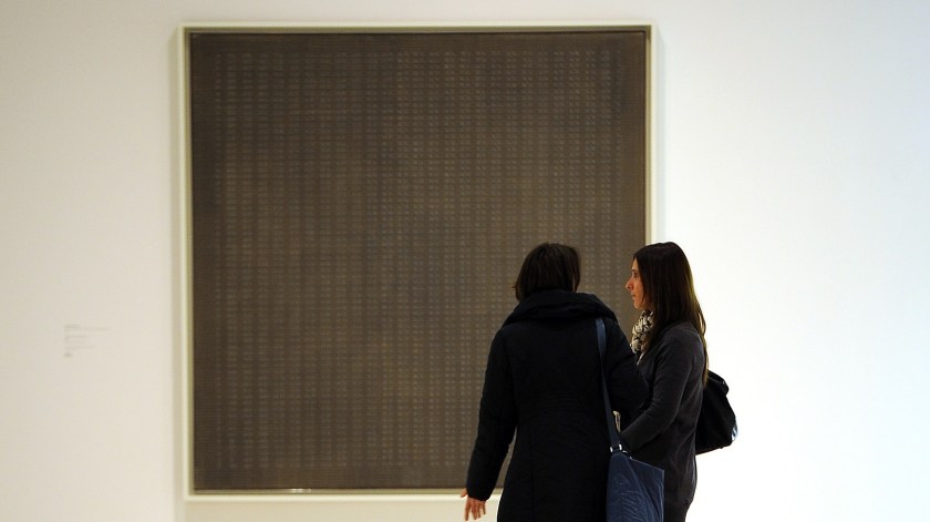 Agnes Martin Painting