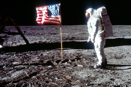 Apollo 11 moon landing site
