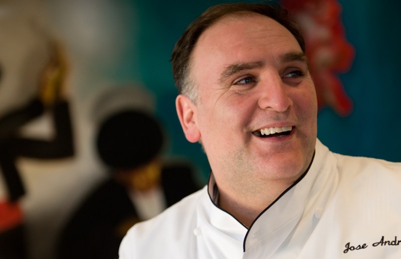 WASHINGTON, DC - MARCH 10:  Jose Andres is one of the nations most noted chefs.  He is pictured in his first restaurant in DC, Jaleo on Wednesday March 10, 2010. (Photo by Sarah L. Voisin/The Washington Post via Getty Images)
