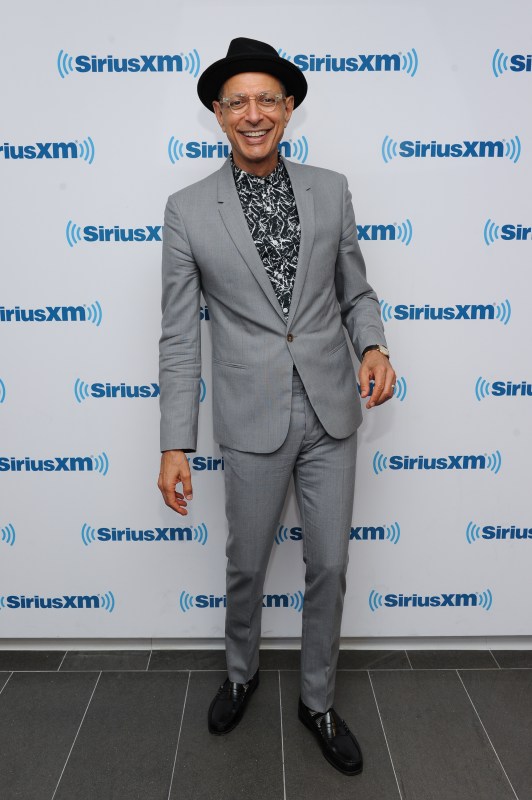 NEW YORK, NY - SEPTEMBER 12:  Jeff Goldblum visits at SiriusXM Studios on September 12, 2014 in New York City.  (Photo by Rommel Demano/Getty Images)