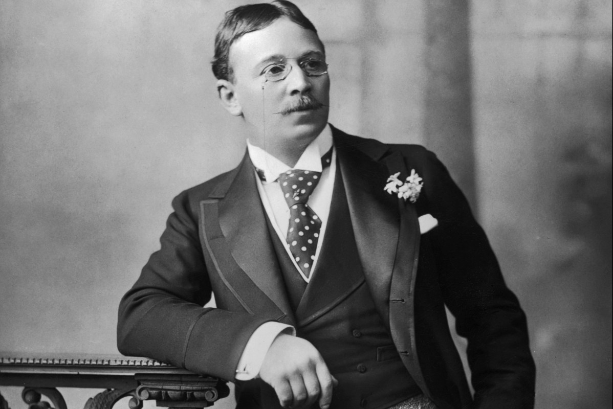 English millionaire financier Barney Barnato (1852 - 1897) circa 1890. Barnato, born Barnett Isaacs, made his fortune through his interests in diamond and gold mining in South Africa. (Photo by Hulton Archive/Getty Images)