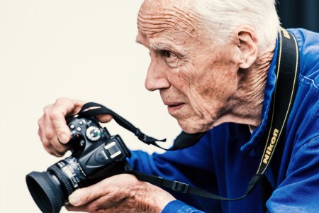 NEW YORK, NY - JULY 15: Photographer Bill Cunningham is seen outside Skylight Clarkson Sq during New York Fashion Week: Men's S/S 2016 on July 15, 2015 in New York City.  (Photo by Noam Galai/Getty Images)