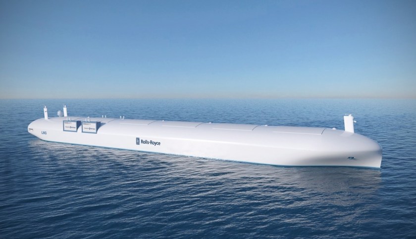 Rolls-Royce Remote-Controlled Cargo Ship