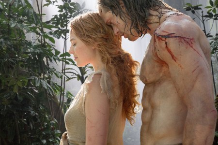Margot Robbie stars as Jane with Alexander Skarsgard as Tarzan in the latest rendition, called 'The Legend of Tarzan.' (Courtesy Warner Bros.)