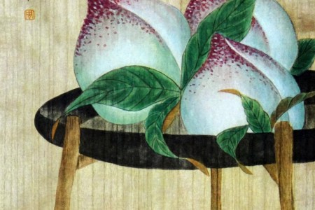 Asian Peaches Art