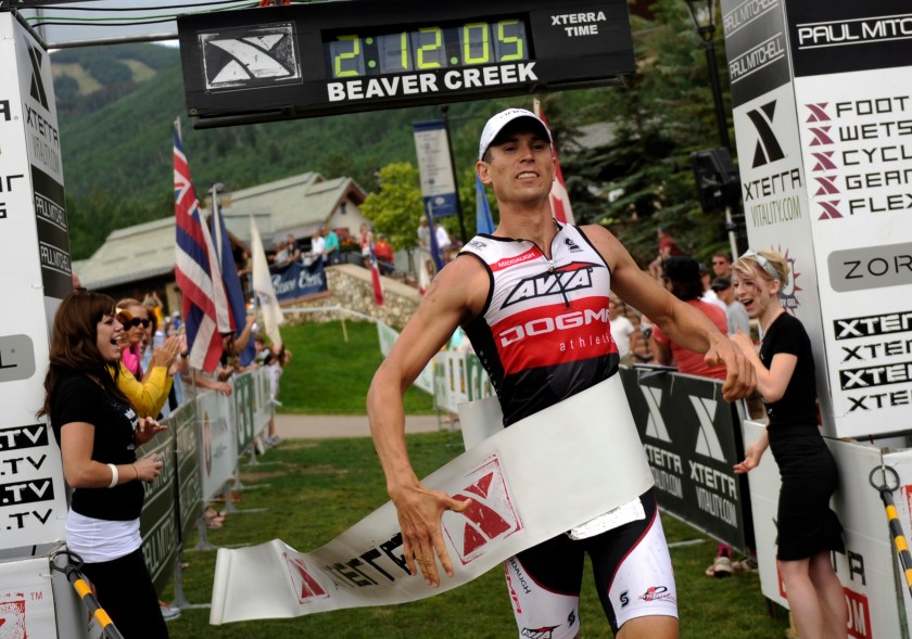 Josiah Middaugh of vail won XTERRA Mountain Championship race at Beaver Creek on Saturday. (Hyoung Chang/The Denver Post via Getty Images)