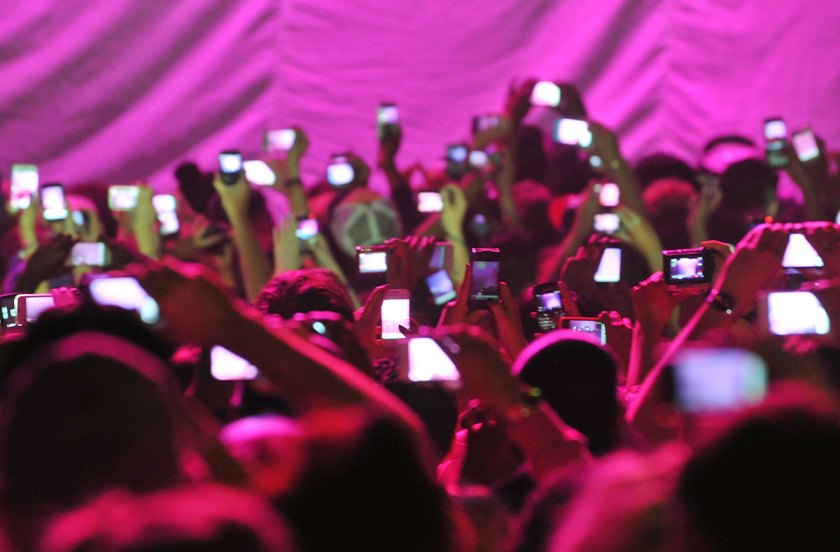 Smartphones at Concerts