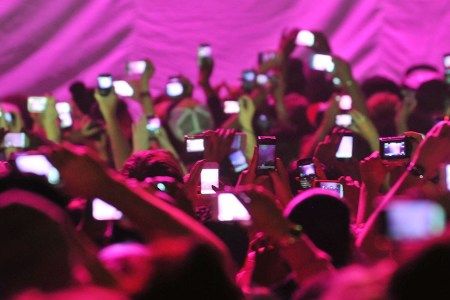 Smartphones at Concert