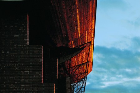 Cunningham Residence ("Stoneflower" House), by Herb Greene, Oklahoma City, Oklahoma, 1964. (Julius Shulman Photography Archive, Research Library at the Getty Research Institute)