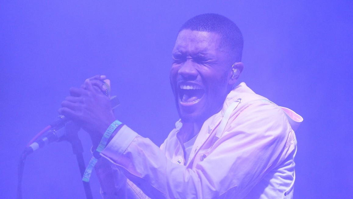 MANCHESTER, TN - JUNE 14:  Artist Frank Ocean performs during the 2014 Bonnaroo Music & Arts Festival on June 14, 2014 in Manchester, Tennessee.  (Photo by Jason Merritt/Getty Images)