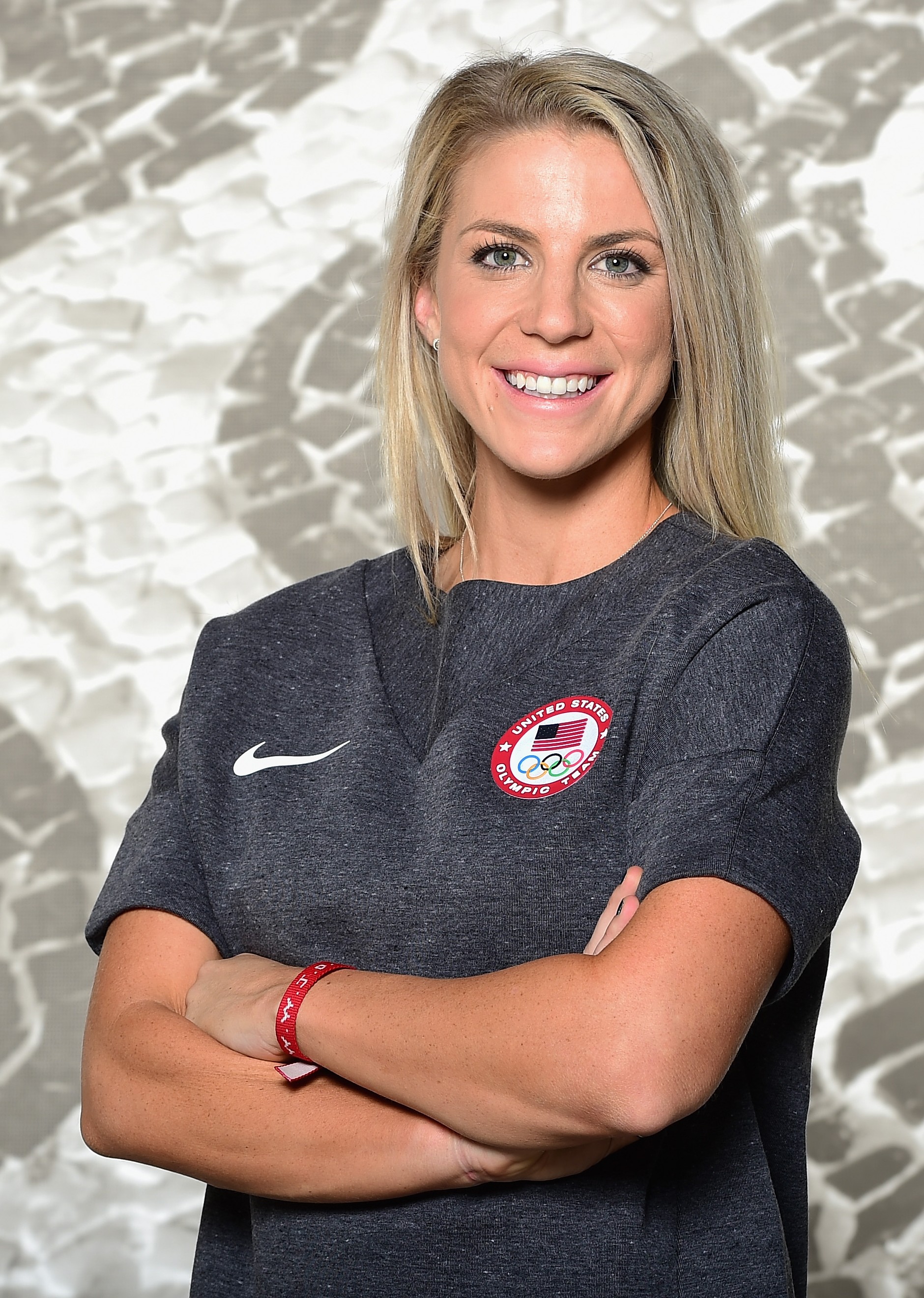 LOS ANGELES, CA - NOVEMBER 17:  Soccer player Julie Johnston poses for a portrait at the USOC Rio Olympics Shoot at Quixote Studios on November 17, 2015 in Los Angeles, California.  (Photo by Harry How/Getty Images)