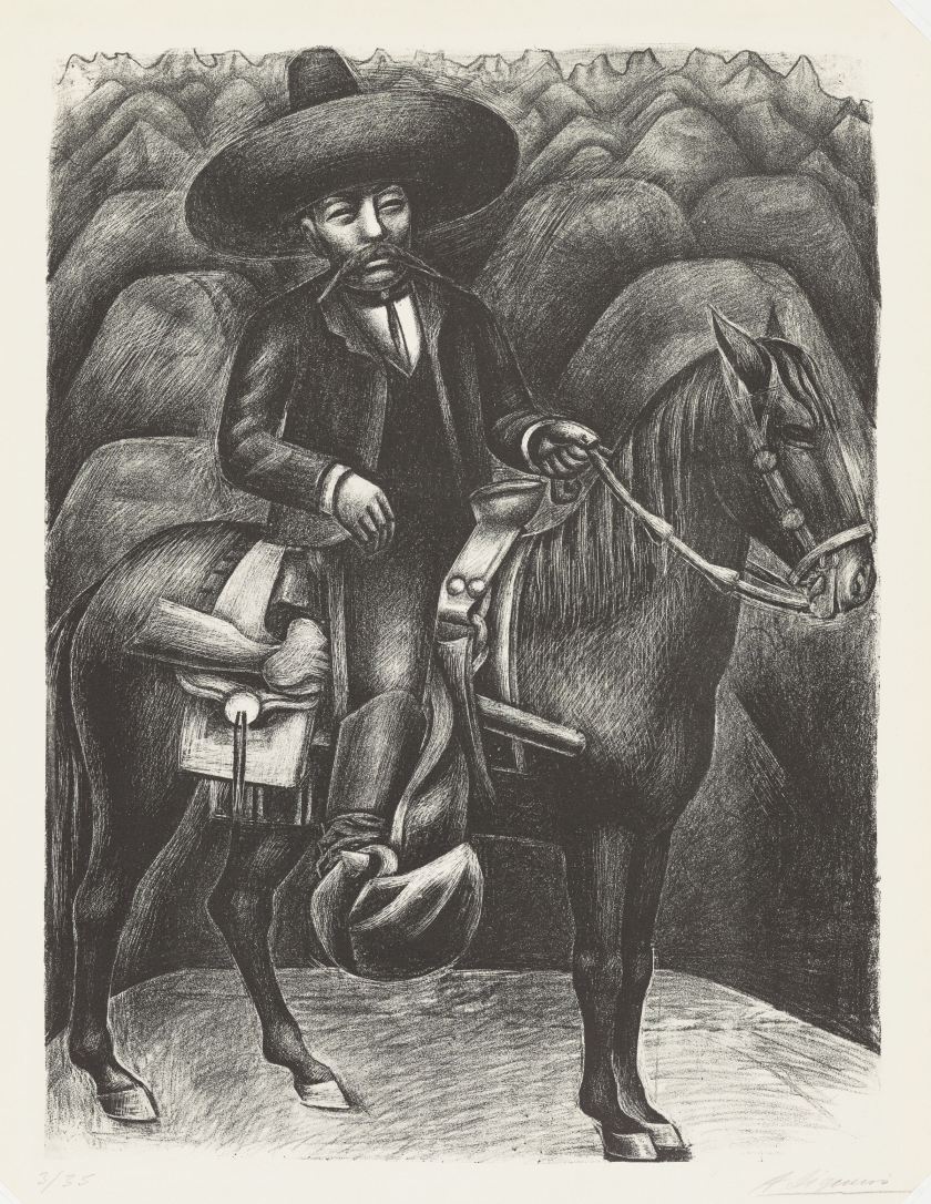 Zapata, 1931, by David Alfaro Siqueiros (Artists Rights Society (ARS), New York/SOMAAP, Mexico City)