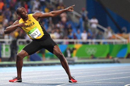 Jamaican sprinter Usain Bolt