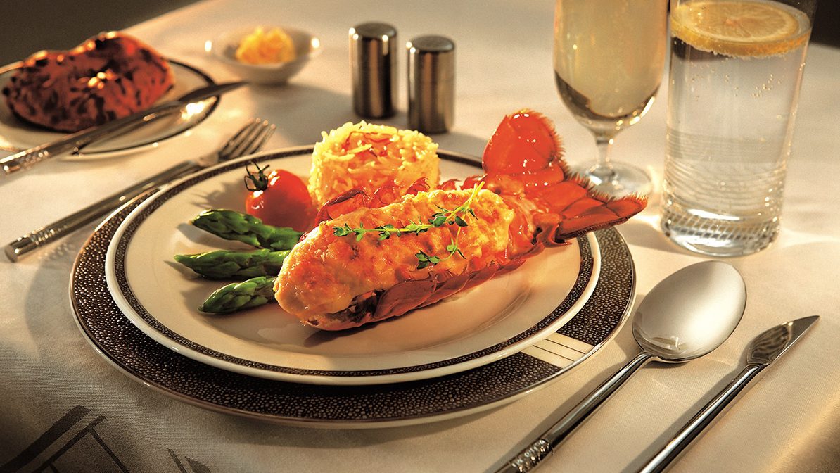 Lobster Thermidor aboard Singapore Airlines
(Singapore Airlines)