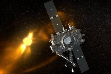 Artist rendition of STEREO spacecraft (NASA)