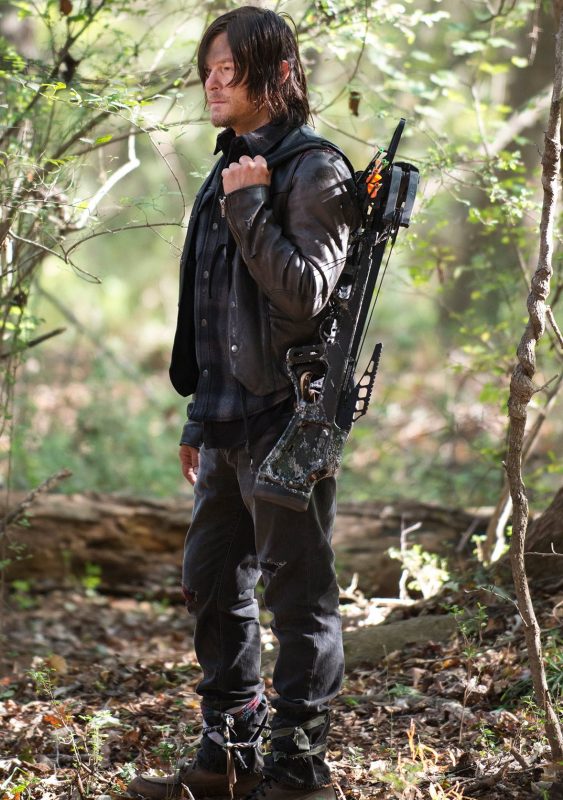 Norman Reedus - The Walking Dead _ Season 5, Episode 15 _ BTS - (Gene Page/AMC)
