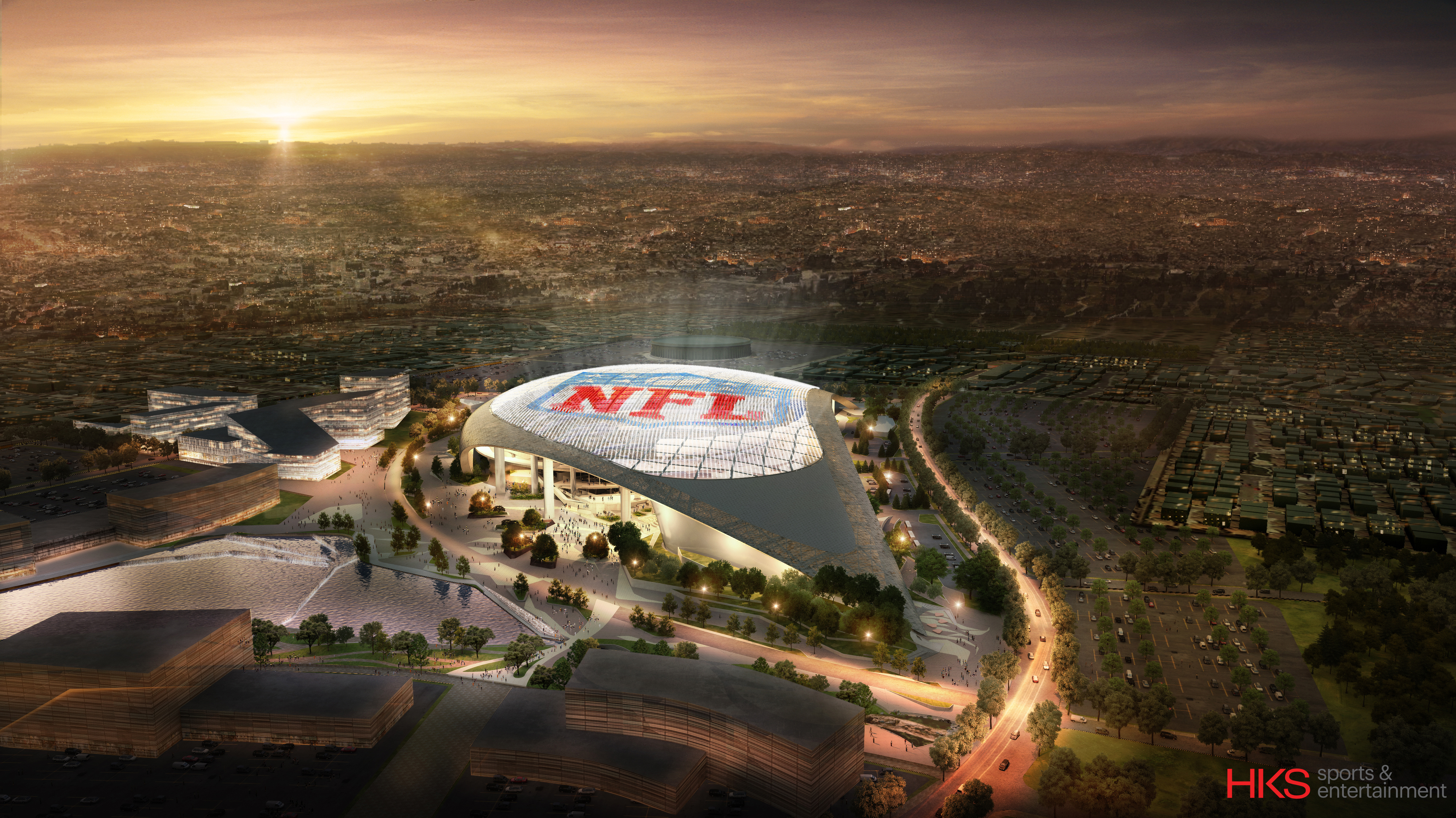 Designs for the L.A. Rams' New $2.6 Billion Home in Inglewood ...