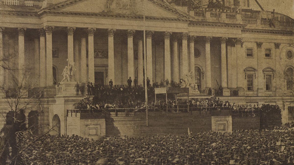 Abraham Lincoln Inauguration Photo