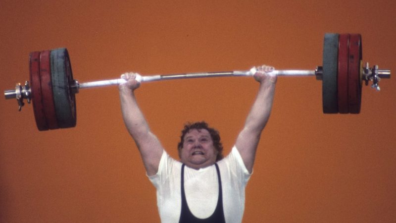 ABC SPORTS - 1976 SUMMER OLYMPICS - The 1976 Summer Olympic Games aired on the ABC Television Network from July 17 to August 1, 1976. Shoot Date: July 27, 1976. (Photo by ABC Photo Archives/ABC via Getty Images) GERD BONK (EAST GERMANY, SILVER), WEIGHTLIFTING - SUPER HEAVYWEIGHT