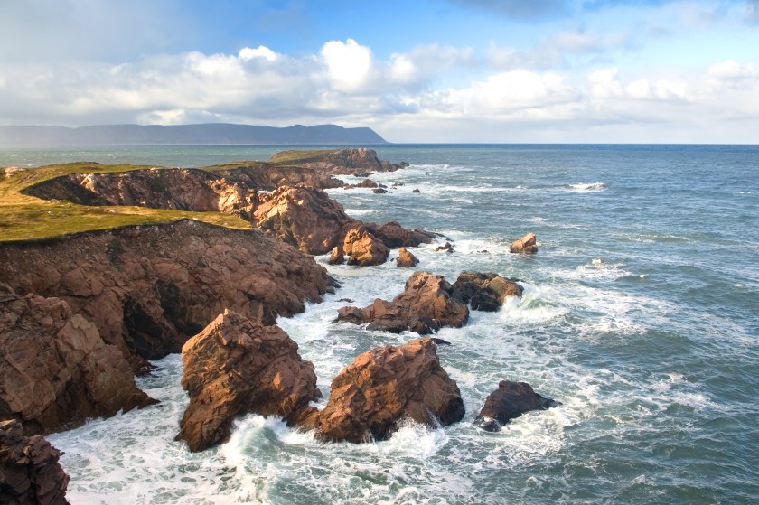 Scenic stretch of coastline on Cape Breton Island. (Getty Images)