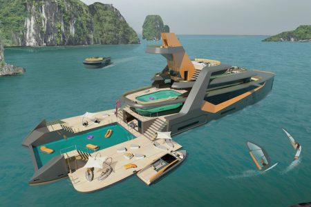 TIME superyacht (Courtesy of Henry Ward Design and BMT Nigel Gee)