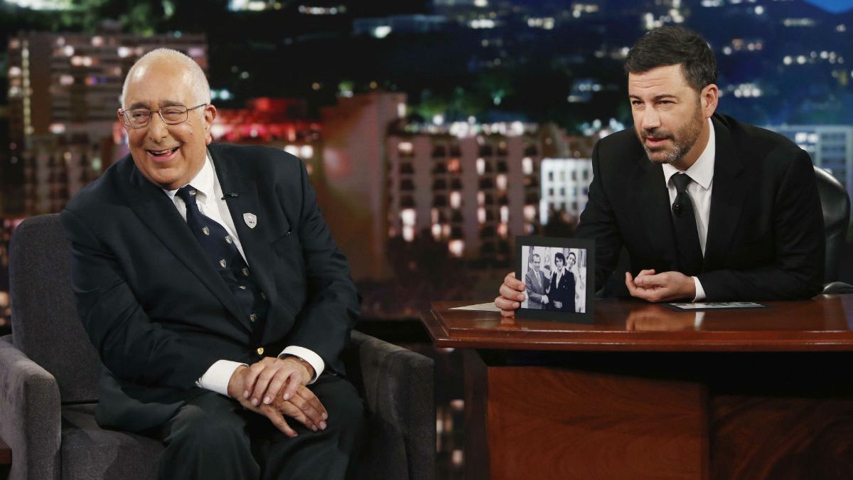 Ben Stein and Jimmy Kimmel