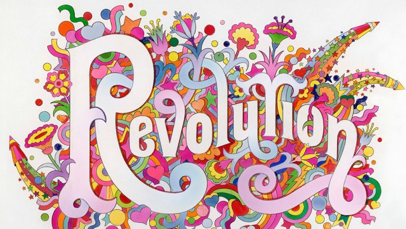 The Beatles Illustrated Lyrics, 'Revolution' 1968 by Alan Aldridge (V&A)