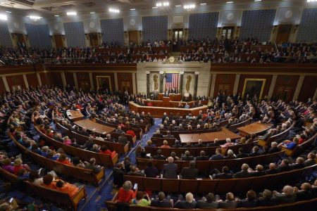 US President Barack Obama delivers the State of the Union Address during a Joint Session of Congress at the US Capitol in Washington, DC, January 12, 2016. AFP PHOTO / SAUL LOEB / AFP / SAUL LOEB        (Photo credit should read SAUL LOEB/AFP/Getty Images)