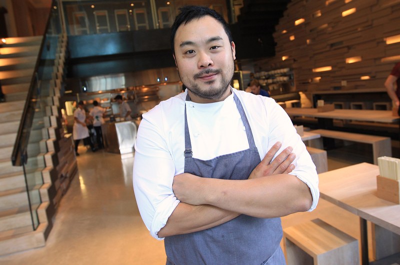 Momofuku the creation of superstar chef David Chang brings his food to Toronto. The much anticipated resto is famous for noodles and pork buns. (Photo by Rene Johnston/Toronto Star via Getty Images)
