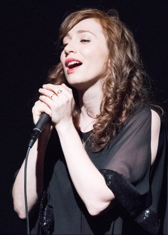 WEST HOLLYWOOD, CA - MAY 18:  Singer/Songwriter Regina Spektor performs at the 10th Annual Global Women's Rights Awards at Pacific Design Center on May 18, 2015 in West Hollywood, California.  (Photo by Earl Gibson III/WireImage)
