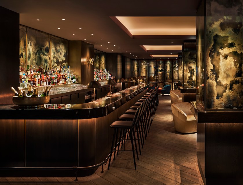 Bar and seating are (Design Hotels)