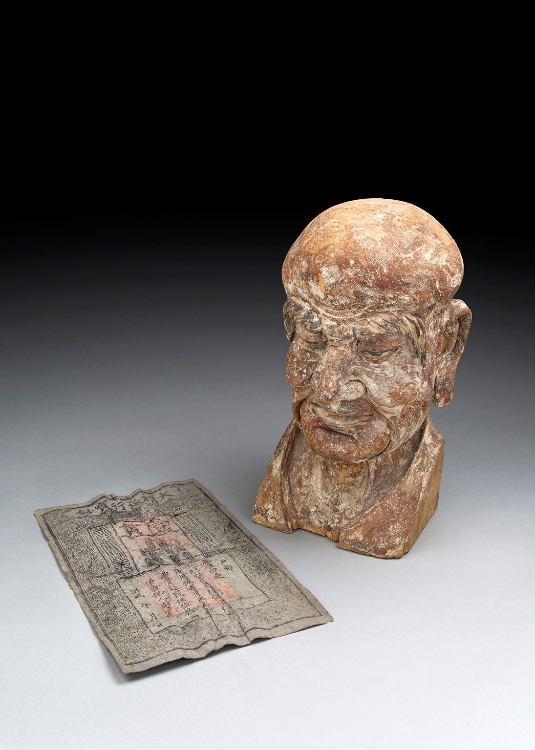 Chinese Sculpture with Banknote Inside