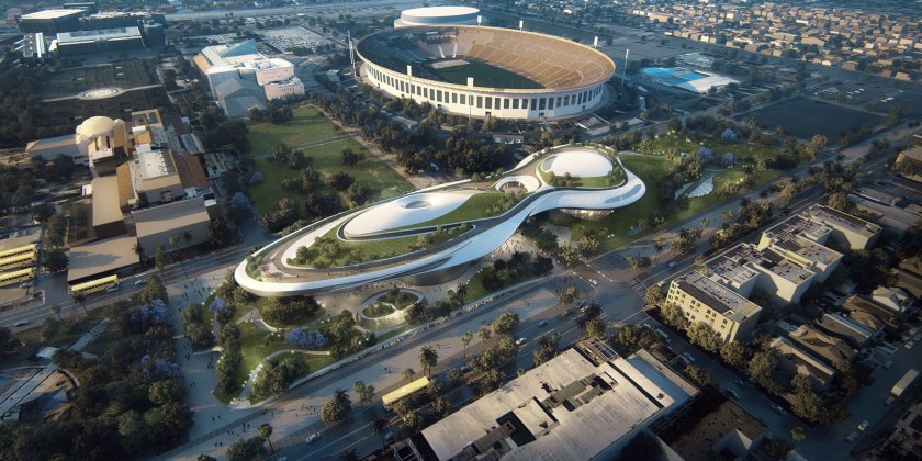 The Los Angeles Proposal (Courtesy Lucas Museum of Narrative Art)