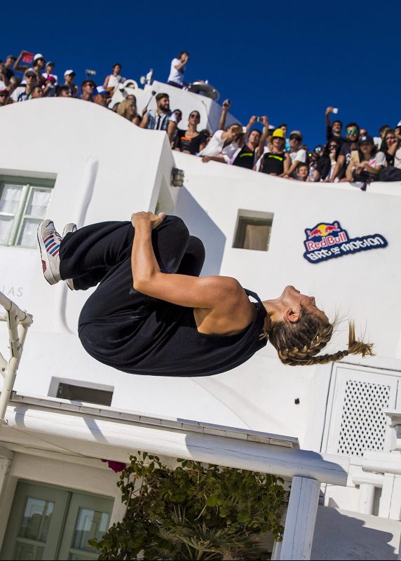 Lynn Yung of Luxembourg competes during Red Bull Art of Motion 2016 on Santorini island, Greece on October 1, 2016. (Predrag Vuckovic/Red Bull Content Pool)