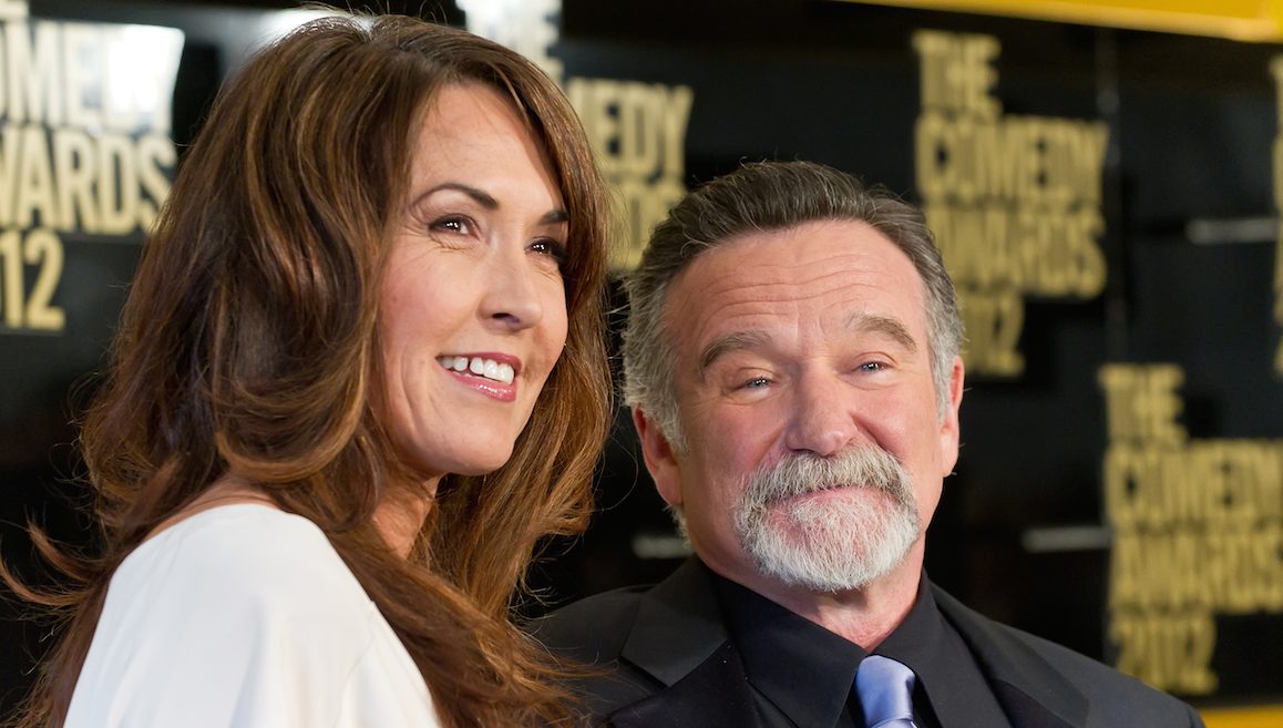 NEW YORK, NY - APRIL 28:  Susan Schneider (L) and comedian Robin Williams attend The Comedy Awards 2012 at Hammerstein Ballroom on April 28, 2012 in New York City.  (Photo by Gilbert Carrasquillo/FilmMagic)