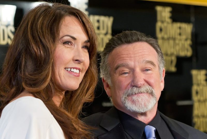 NEW YORK, NY - APRIL 28: Susan Schneider (L) and comedian Robin Williams attend The Comedy Awards 2012 at Hammerstein Ballroom on April 28, 2012 in New York City. (Photo by Gilbert Carrasquillo/FilmMagic)