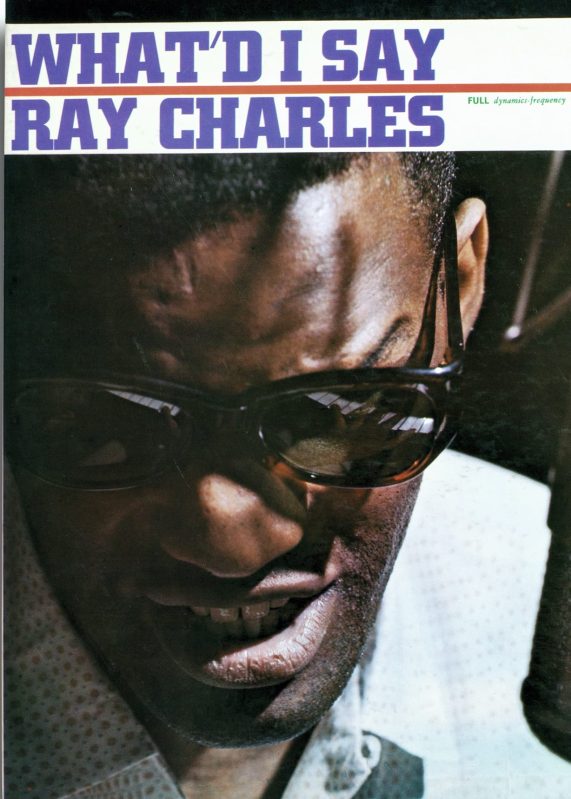 Ray Charles on the cover of his album 'What’d I Say;'  released by Atlantic Records in 1959; photographed by Lee Friedlander (Aperture, 2016)