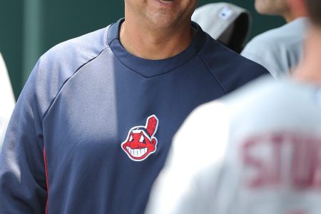 KANSAS CITY, MO - JULY 4:  Terry Francona #17 of the Cleveland Indians walks the dugout during a game against the Kansas City Royals at Kauffman Stadium on July 4, 2013 in Kansas City, Missouri. (Photo by Ed Zurga/Getty Images)