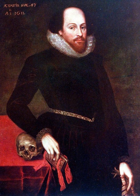 The Ashbourne portrait of poet, philosopher, actor, William Shakespeare (1564-1616).  (Photo by Time Life Pictures/Mansell/The LIFE Picture Collection/Getty Images)