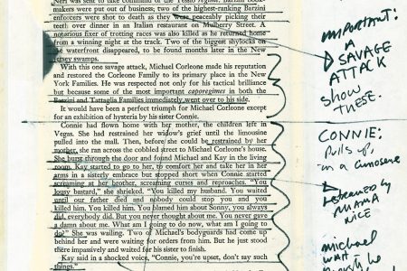 Francis Ford Coppola's Godfather Notebook