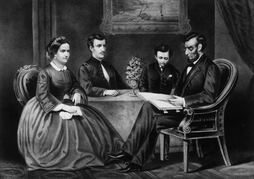 Mary Todd Lincoln and Abraham Lincoln's Family