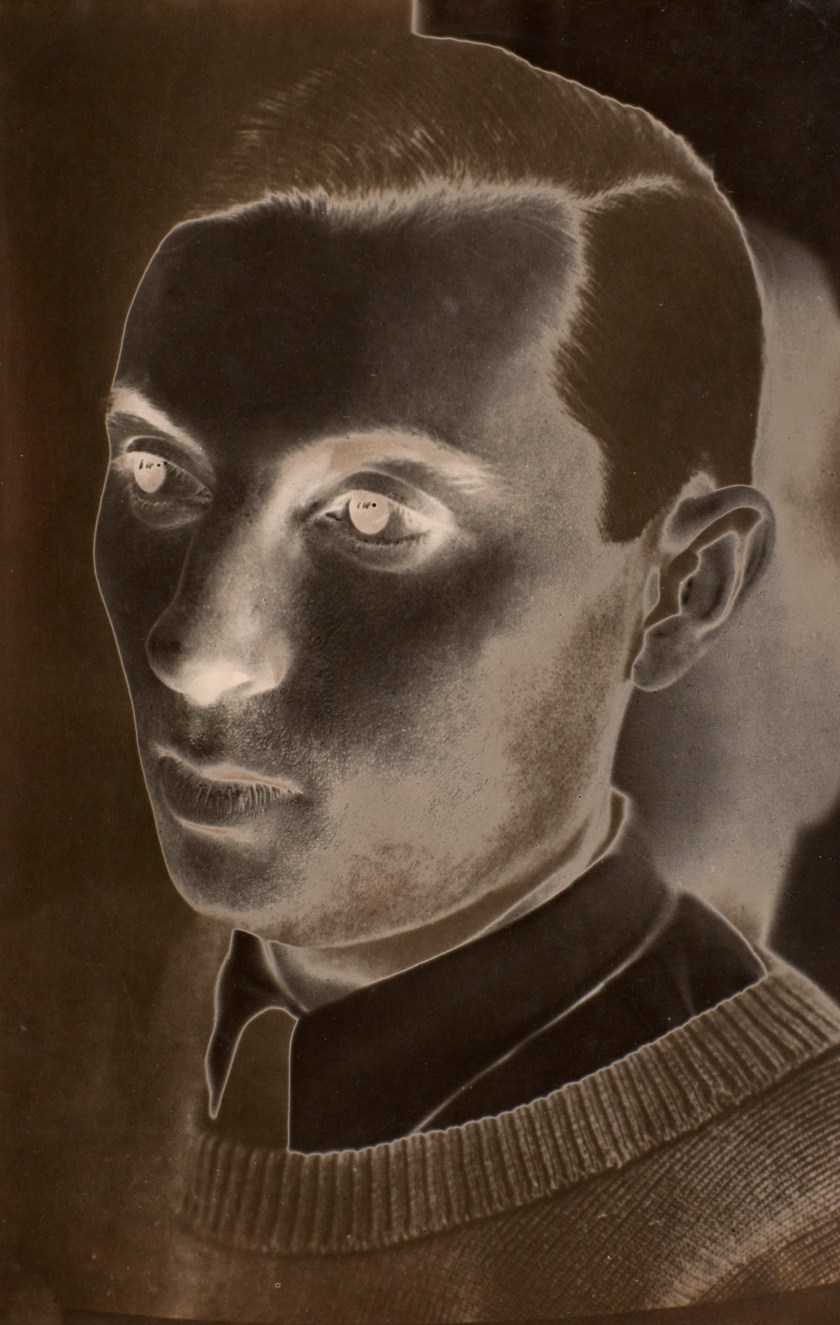 "Solarized man" by Maurice Tabard, 1930. (The Sir Elton John Photography Collection)